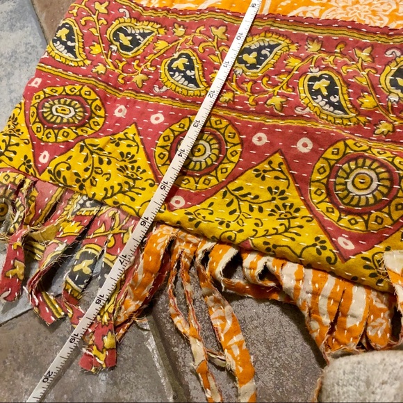 ✨HANDMADE  SARI KANTHA CROSSBODY MARKET BAG✨ - Picture 6 of 7